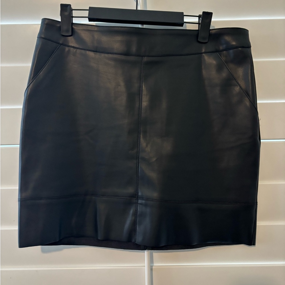 Black Leather Skirt